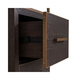 Vitrine Carter klein in braun mit 2 Schubladen, 50x38x220 cm von Richmond Interiors – Bild 8