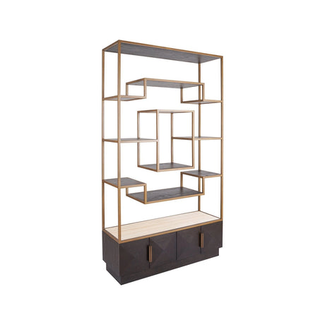 Vitrine Claremont in braun, 120x40 cm von Richmond Interiors – Produktbild 1
