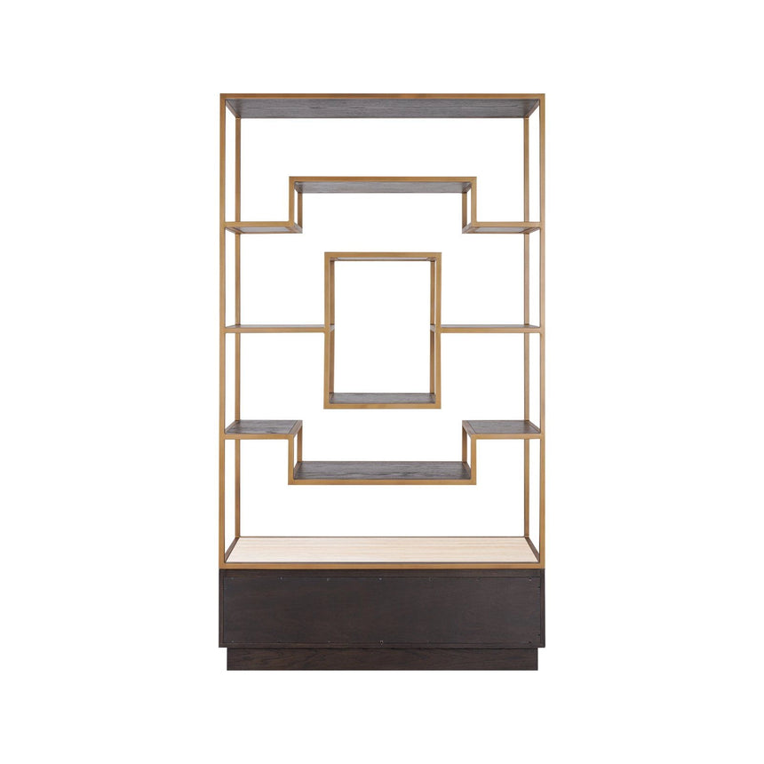 Vitrine Claremont in braun, 120x40 cm von Richmond Interiors – Produktbild 3