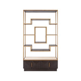 Vitrine Claremont in braun, 120x40 cm von Richmond Interiors – Produktbild 4