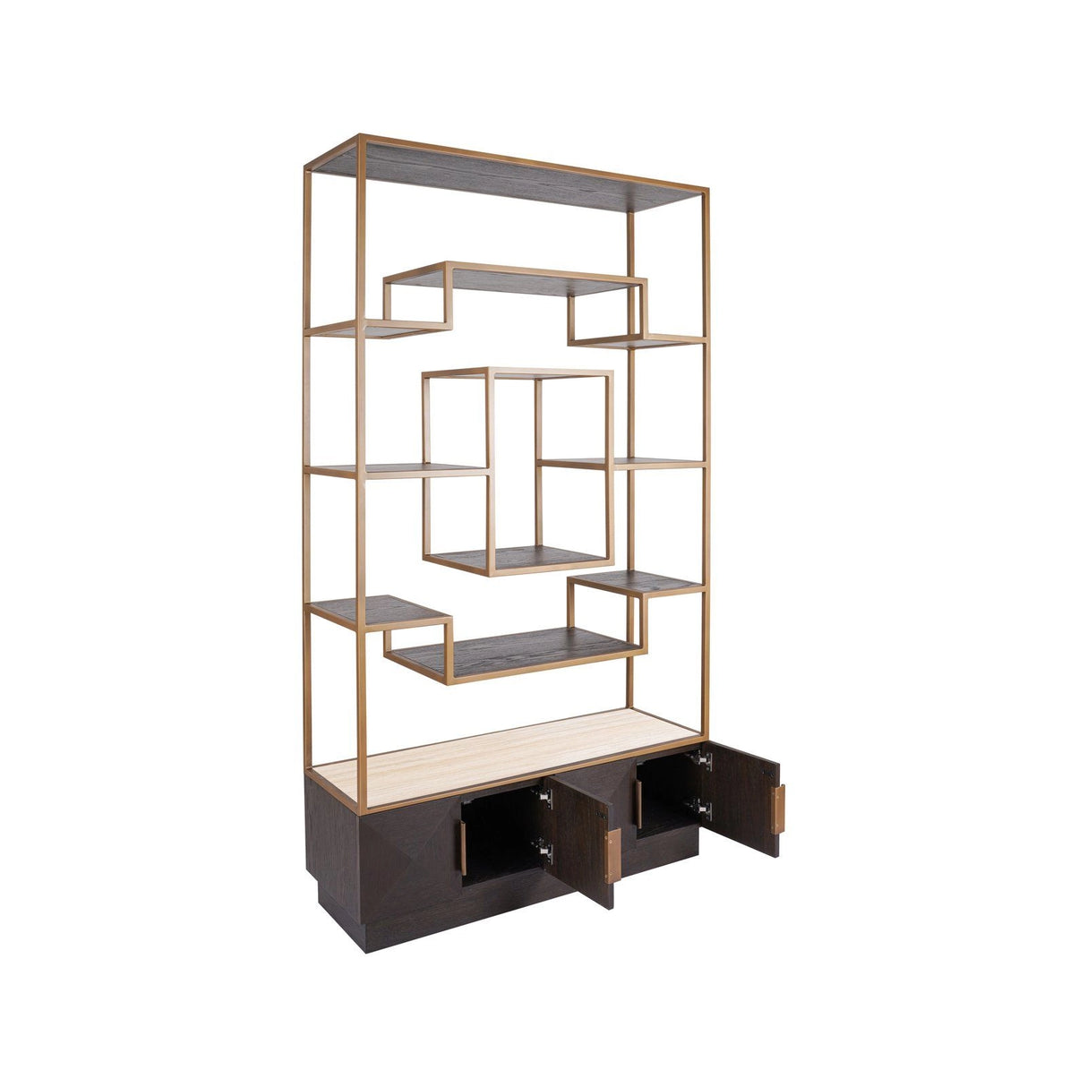 Vitrine Claremont in braun, 120x40 cm von Richmond Interiors – Produktbild 5