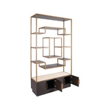 Vitrine Claremont in braun, 120x40 cm von Richmond Interiors – Produktbild 5