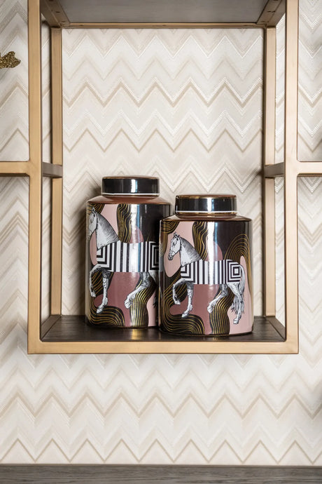 Vitrine Claremont in braun, 120x40 cm von Richmond Interiors – Produktbild 9