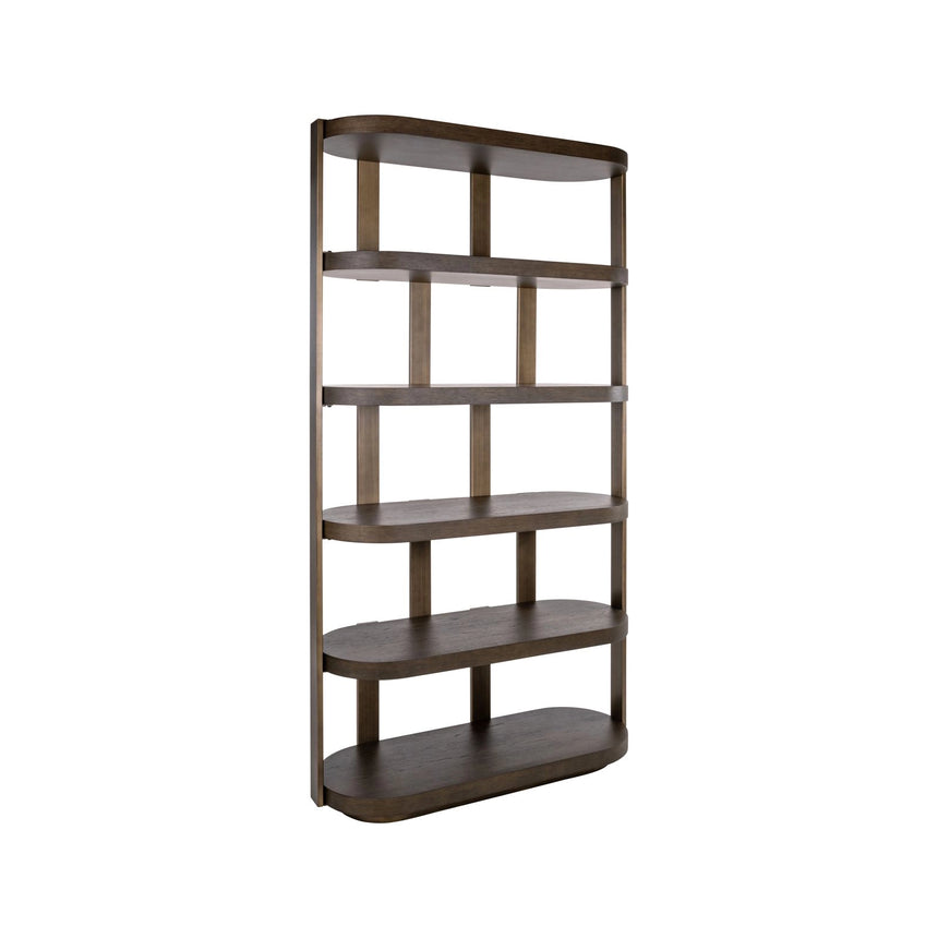Vitrine Ellington in braun, 120x45x220 cm von Richmond Interiors – Bild 1