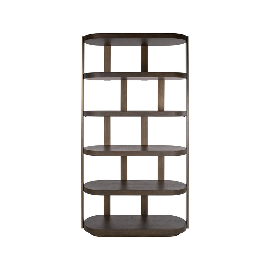 Vitrine Ellington in braun, 120x45x220 cm von Richmond Interiors – Bild 3