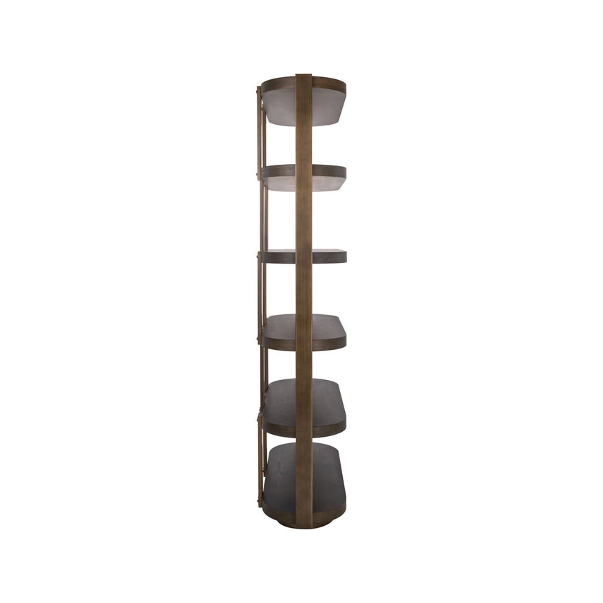 Vitrine Ellington in braun, 120x45x220 cm von Richmond Interiors – Bild 4