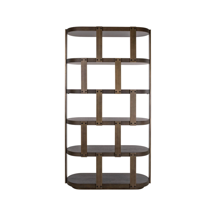 Vitrine Ellington in braun, 120x45x220 cm von Richmond Interiors – Bild 5