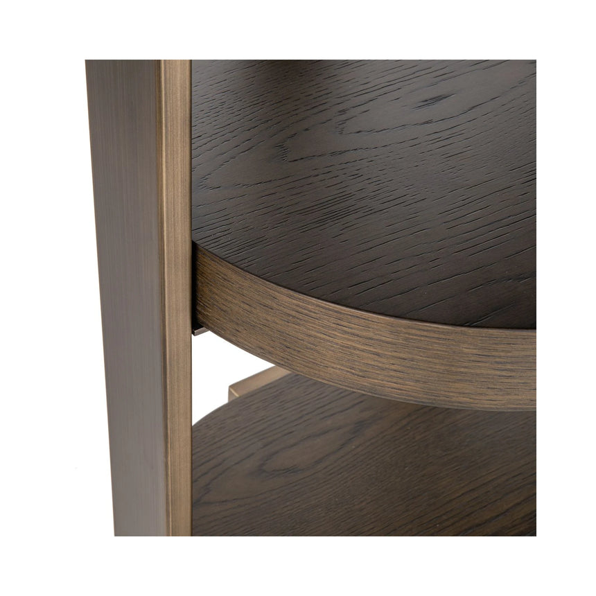 Vitrine Ellington in braun, 120x45x220 cm von Richmond Interiors – Bild 8