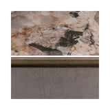 Vitrine Langford mit Eichenfurnier und Keramik in braun, 120x45x200 cm von Richmond Interiors – Bild 9