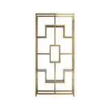 Vitrine Magnus aus Sicherheitsglas und Edelstahl in brushed gold, 108x29x230 cm von Richmond Interiors – Bild 6