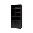 Vitrine Oakura aus Eichenfurnier in schwarz, 100x45x220 cm von Richmond Interiors – Bild 1