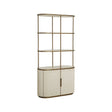 Vitrine Tivoli in weiß, 100x45x197 cm von Richmond Interiors – Bild 1