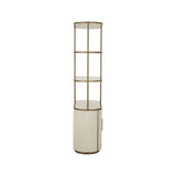 Vitrine Tivoli in weiß, 100x45x197 cm von Richmond Interiors – Bild 3