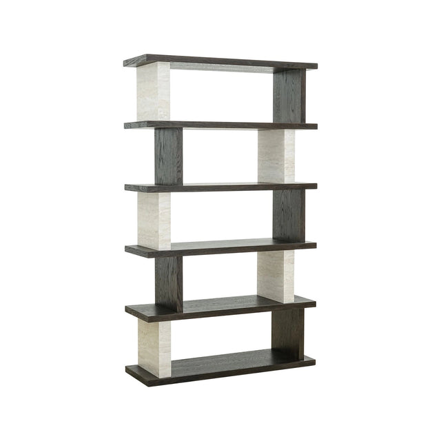 Vitrine Waldorf mit Eichenfurnier in braun, 120x40x200 cm von Richmond Interiors – Bild 1
