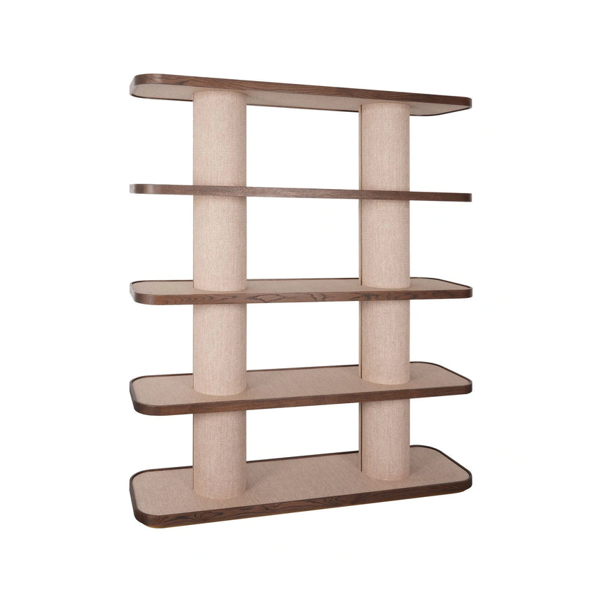 Vitrine Willox in beige, 150x40x180 cm von Richmond Interiors – Bild 1
