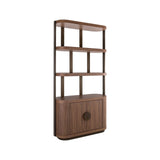 Vitrine Windsor in walnuss, 120x45x225 cm von Richmond Interiors – Bild 1