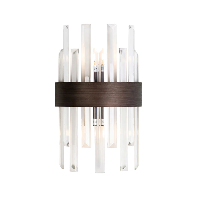 Wandleuchte Avan aus Sicherheitsglas und Eisen in bronze von Richmond Interiors – Bild 1