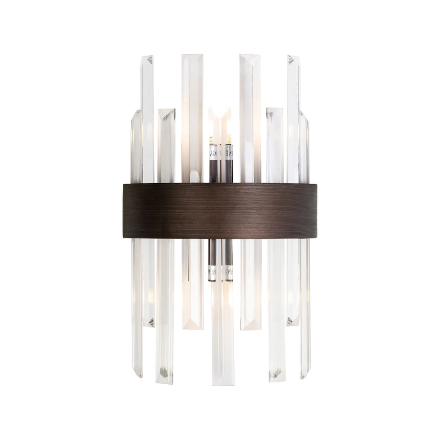 Wandleuchte Avan aus Sicherheitsglas und Eisen in bronze von Richmond Interiors – Bild 1
