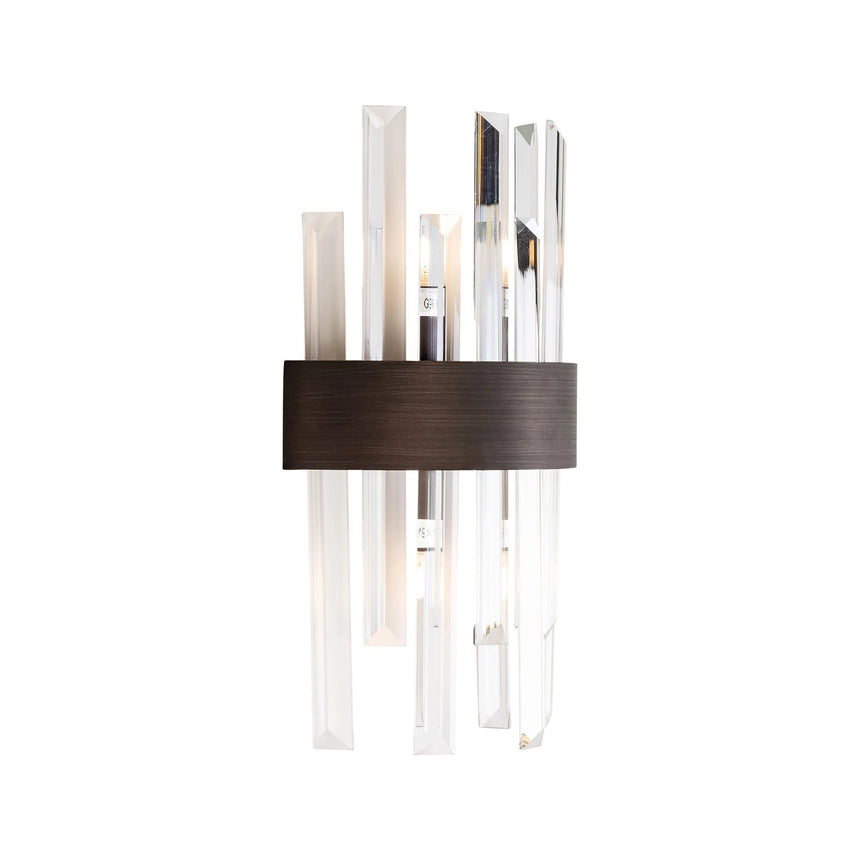 Wandleuchte Avan aus Sicherheitsglas und Eisen in bronze von Richmond Interiors – Bild 2