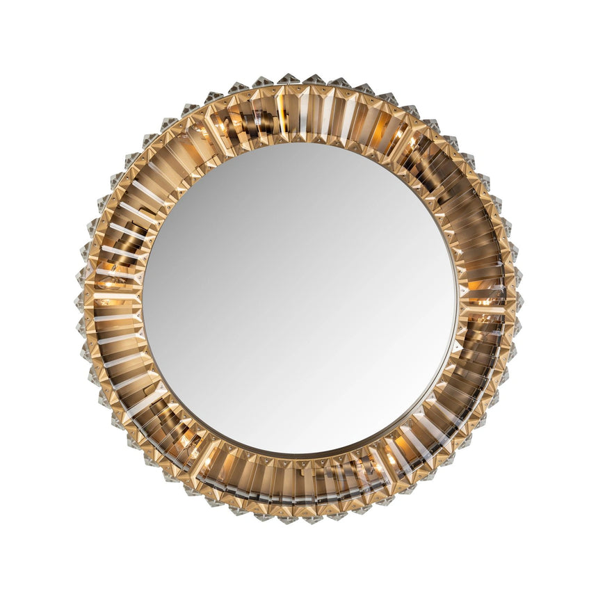 Wandleuchte Becky aus Eisen und Kristall in gold von Richmond Interiors – Bild 1
