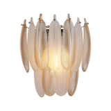 Wandleuchte Chloe aus Glas und Eisen in antikmessing von Richmond Interiors – Bild 1