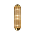 Wandleuchte Leeza aus Sicherheitsglas und Eisen in brushed gold von Richmond Interiors – Bild 1