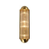 Wandleuchte Leeza aus Sicherheitsglas und Eisen in brushed gold von Richmond Interiors – Bild 1