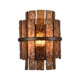 Wandleuchte Lumy aus Eisen und Glas in braun von Richmond Interiors – Bild 2