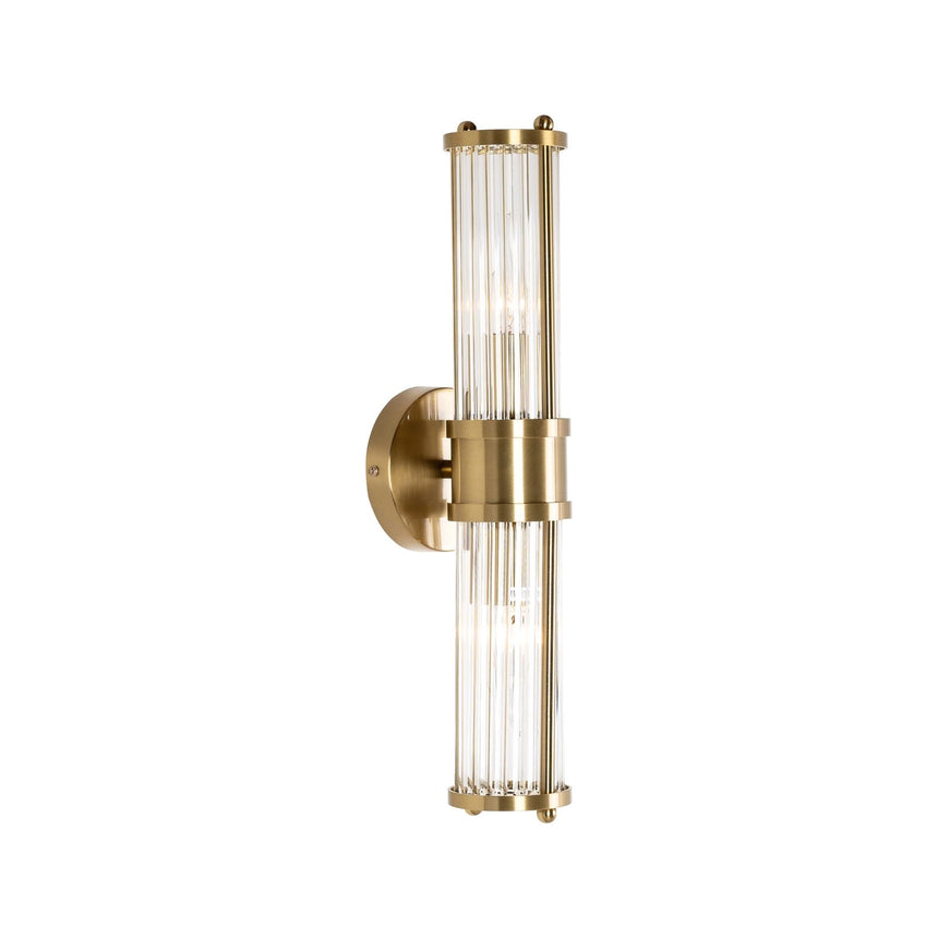 Wandleuchte Lyan aus Eisen und Glas in brushed gold von Richmond Interiors – Bild 3