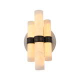 Wandleuchte Zara aus Eisen und Alabaster in weiß von Richmond Interiors – Bild 1