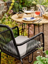 Santino Gartenstuhl, Schwarz, Metall - ZEN ZONE Furniture