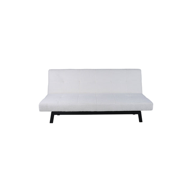 Bodil Sofabett - Schwarz / weiß Teddy - ZEN ZONE Furniture