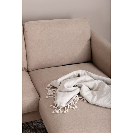 Zoom U-Sofa - Schwarz / Brauner Stoff - ZEN ZONE Furniture