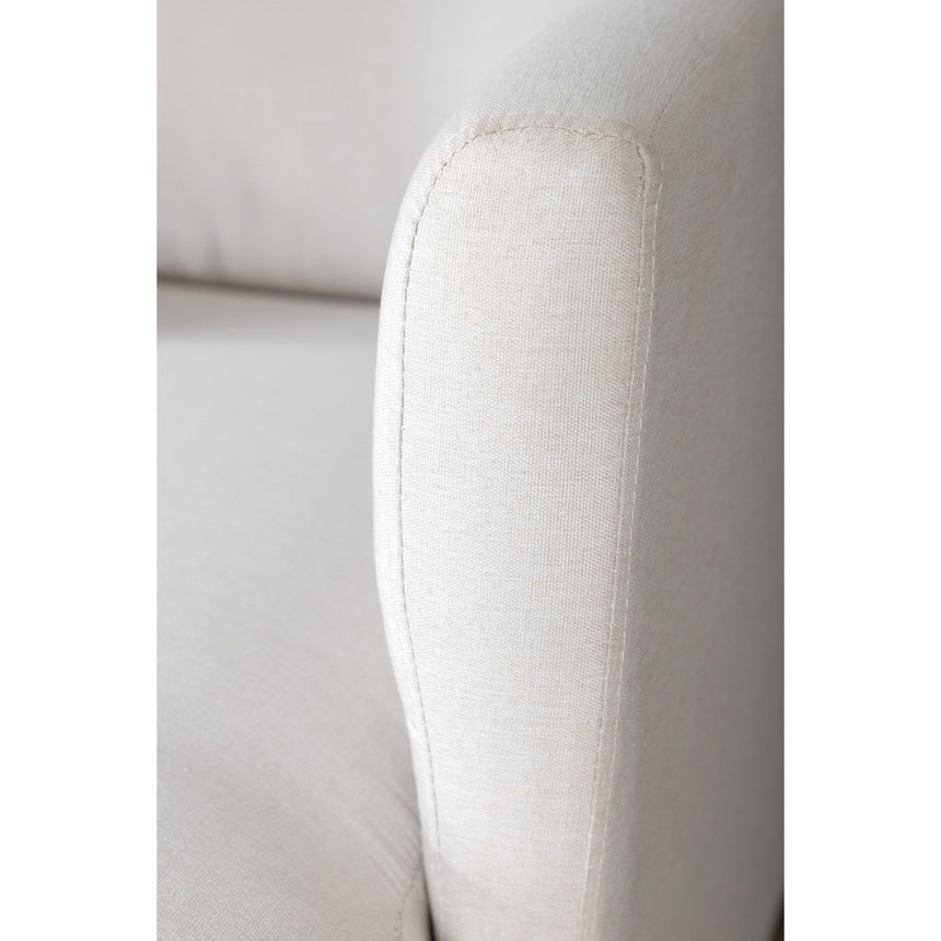 Zoom U-Sofa - Schwarz / Hellbeige Stoff - ZEN ZONE Furniture