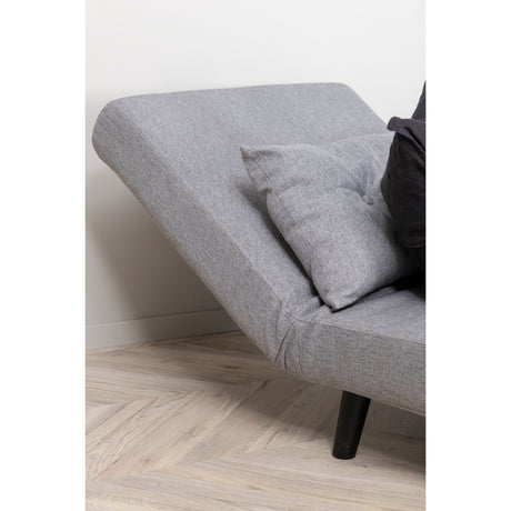 Vicky Klappbett Einzel - Schwarz / Stahlgrauer Stoff - ZEN ZONE Furniture
