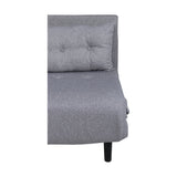 Vicky Klappbett Einzel - Schwarz / Stahlgrauer Stoff - ZEN ZONE Furniture
