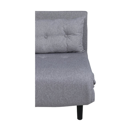 Vicky Klappbett Einzel - Schwarz / Stahlgrauer Stoff - ZEN ZONE Furniture