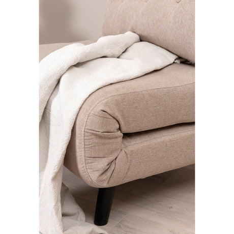 Vicky Klappbett Einzel - Schwarz / Brauner Stoff - ZEN ZONE Furniture