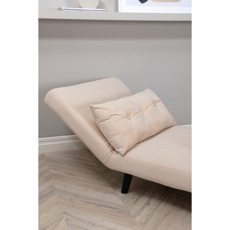 Vicky Klappbett Einzel - Schwarz / Beige Samt - ZEN ZONE Furniture
