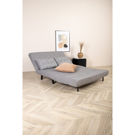 Vicky Doppel Klappbett - Schwarz / Stahlgrauer Stoff - ZEN ZONE Furniture