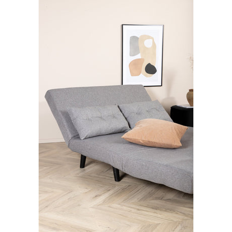 Vicky Doppel Klappbett - Schwarz / Stahlgrauer Stoff - ZEN ZONE Furniture