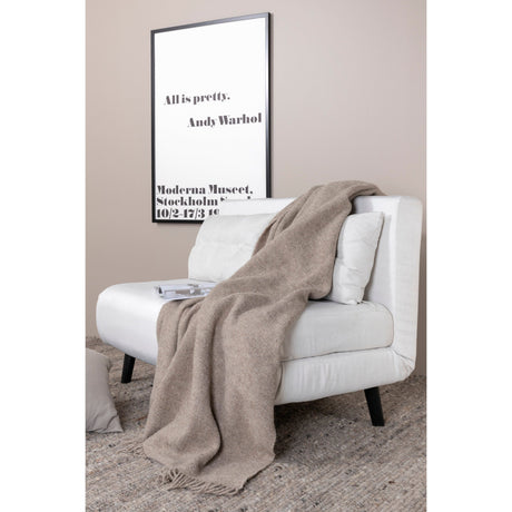 Vicky Klappbett Double - Schwarz / Hellbeige Stoff - ZEN ZONE Furniture