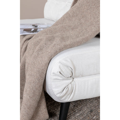 Vicky Klappbett Double - Schwarz / Hellbeige Stoff - ZEN ZONE Furniture