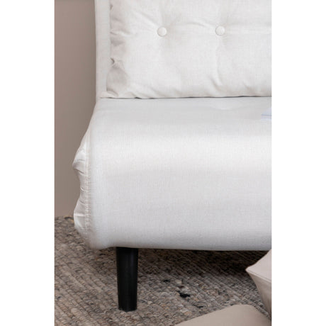 Vicky Klappbett Double - Schwarz / Hellbeige Stoff - ZEN ZONE Furniture