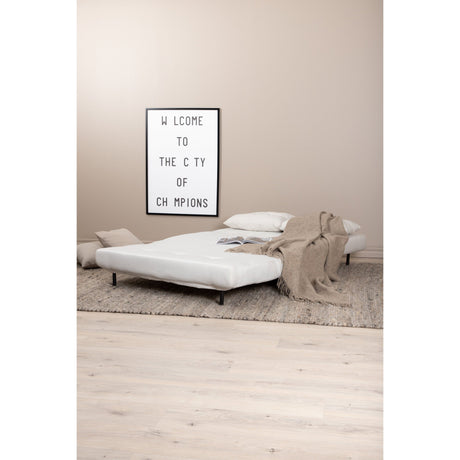 Vicky Klappbett Double - Schwarz / Hellbeige Stoff - ZEN ZONE Furniture