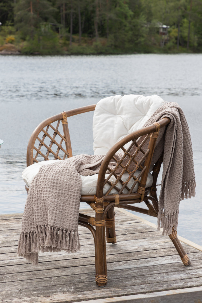 Wera Café Garnitur Rattan / Offwhite Kissen - ZEN ZONE Furniture
