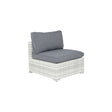 Amazon Sofa Weißer Tafelaufsatz / Graues Kissen - ZEN ZONE Furniture