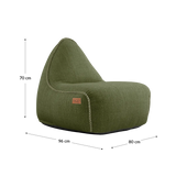 Cobana Lounge Chair Olive von SACKit – Produktbild 5