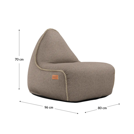 Cobana Lounge Chair Taupe von SACKit – Produktbild 6