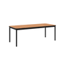 Kirra Dining Table 90x210 Noir – Bild 1
